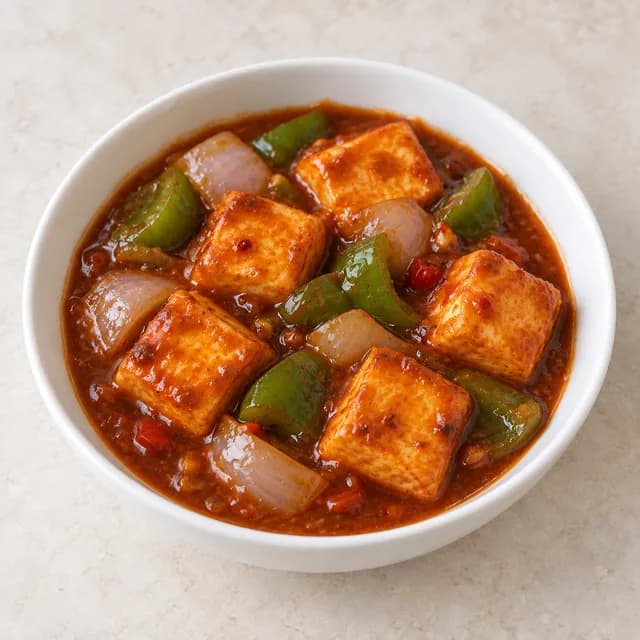Chilli Paneer Gravy, representative dish image
