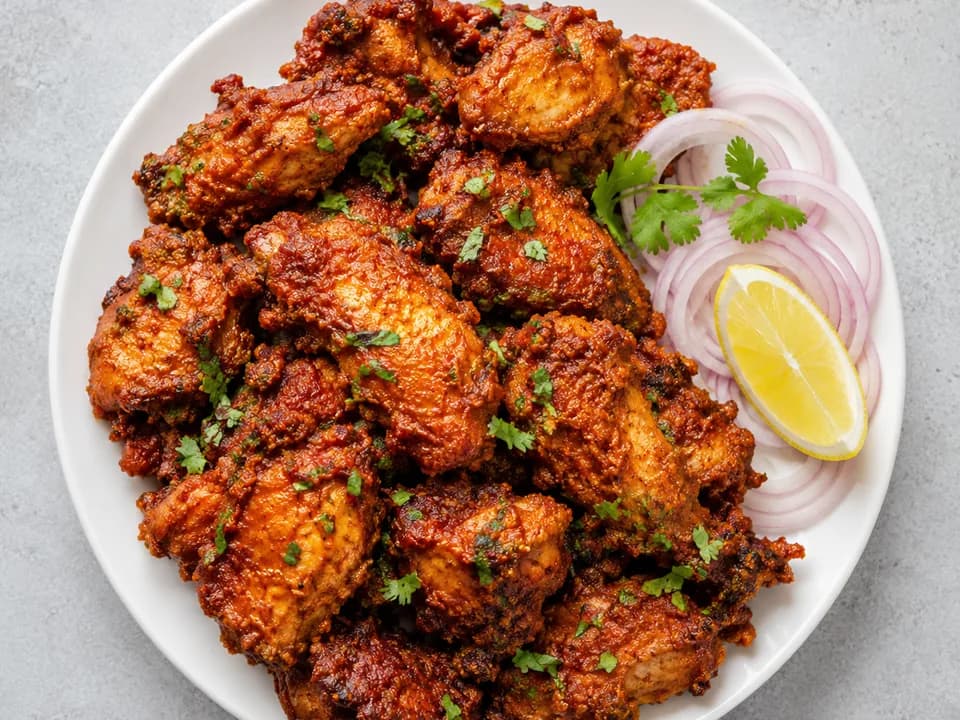 Punjabi Masala Chicken Fry, representative dish image