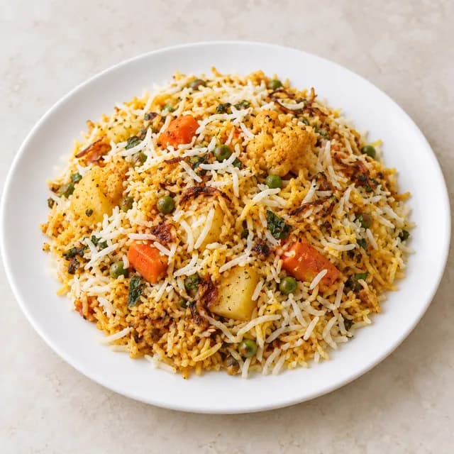 Veg Hyderabadi Biryani, representative dish image